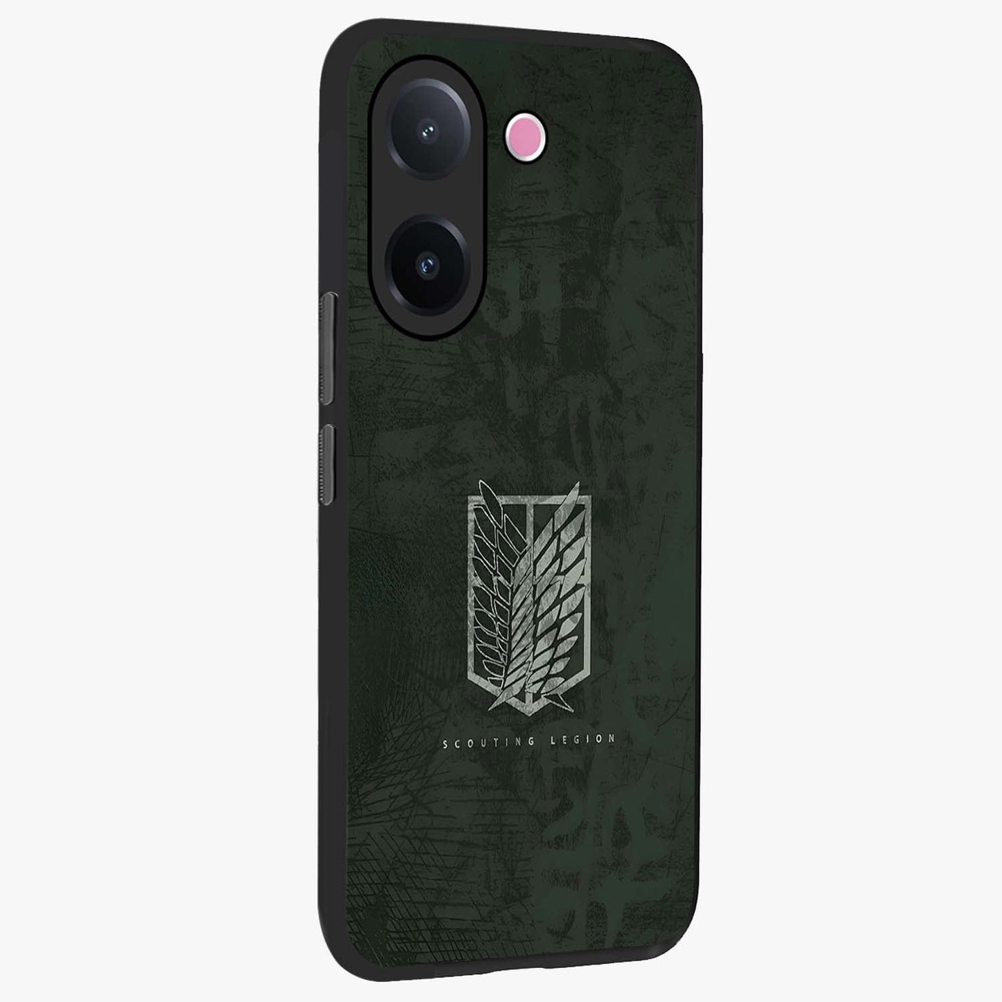 Wings Of Freedom Glass Case upright view showcasing powerful wings artwork with freedom themed design.