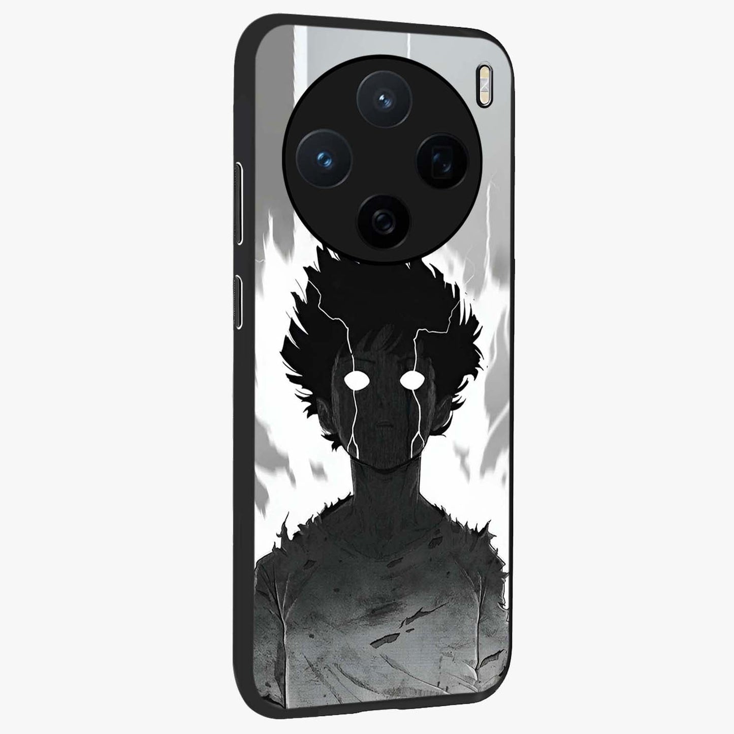 Awakened Inner Rage Glass Case upright view showcasing dramatic artwork with strong expressive aesthetic.
