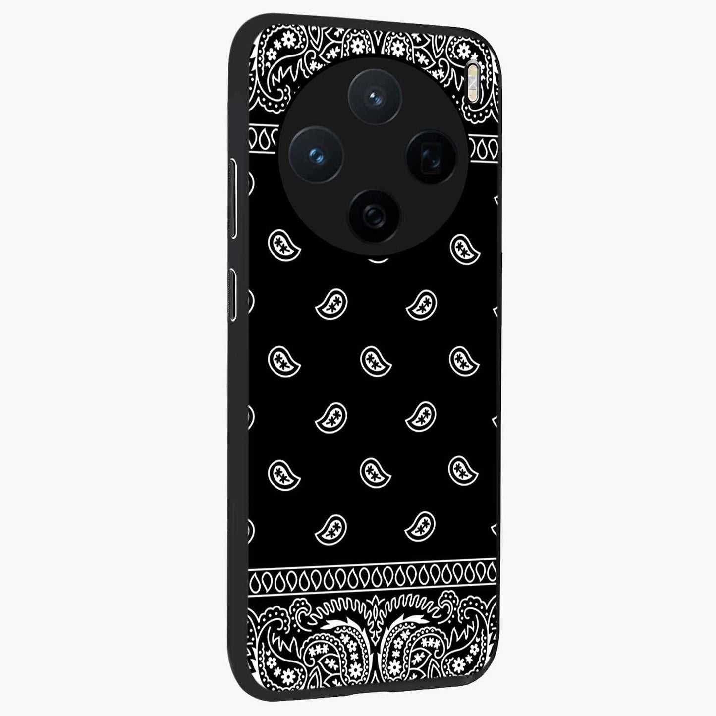 Retro Rebel Threads Glass Case upright view showcasing stylish vintage artwork with bold retro theme.