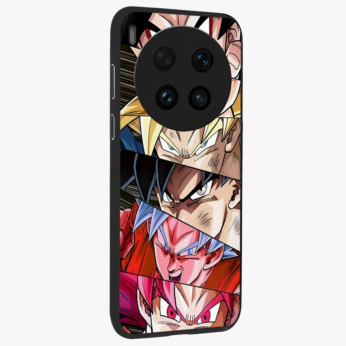 Anime Character Glass Case upright view showcasing expressive anime artwork with bold graphic style.