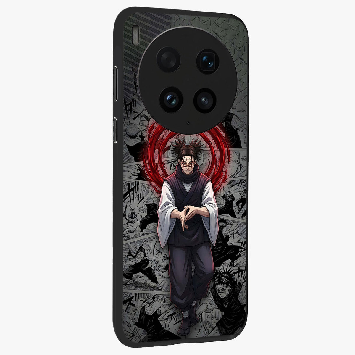 Cursed Ritual Ascension Glass Case upright view showcasing powerful ascension artwork with dark fantasy theme.