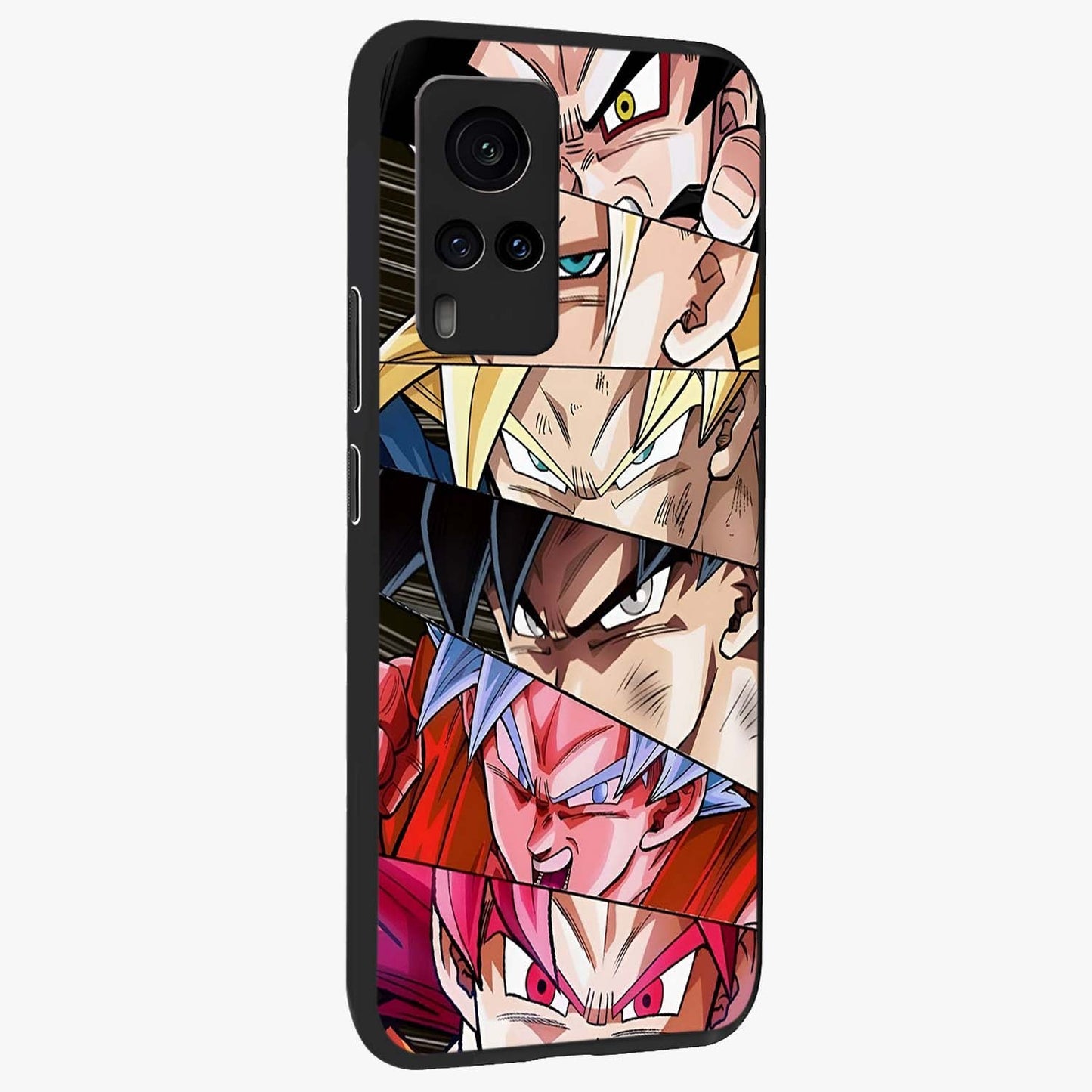 Anime Character Glass Case upright view showcasing expressive anime artwork with bold graphic style.