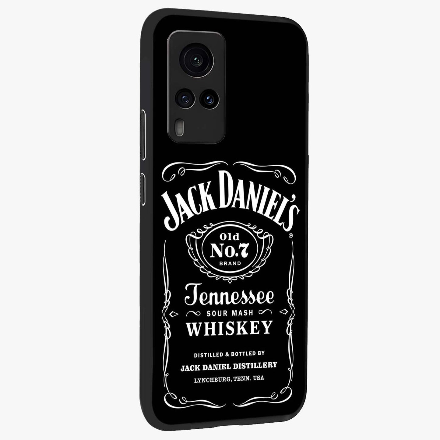 Vintage Whiskey Heritage Glass Case upright view showcasing stylish vintage whiskey artwork with timeless bar culture theme.