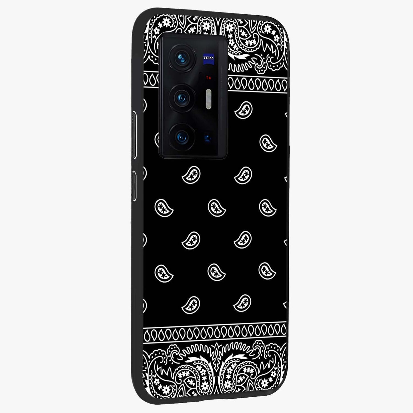Retro Rebel Threads Glass Case upright view showcasing stylish vintage artwork with bold retro theme.