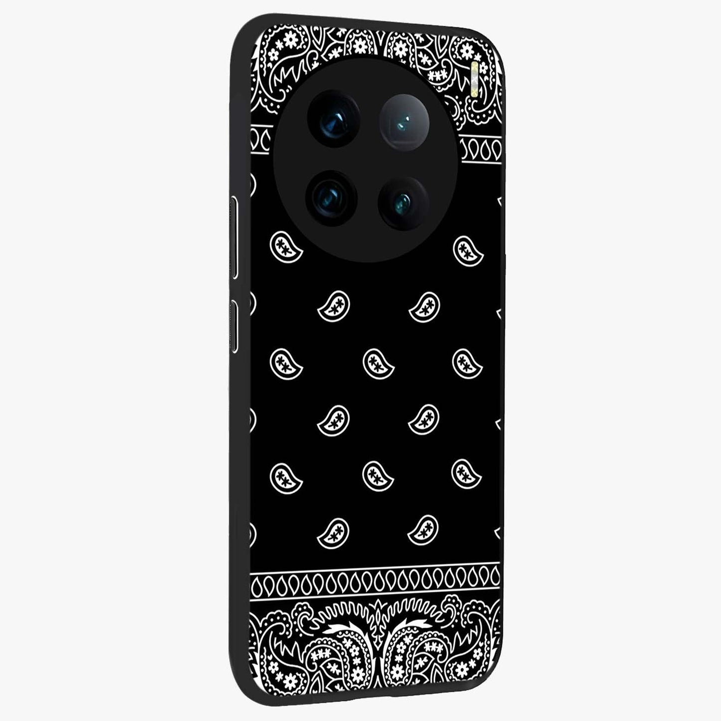 Retro Rebel Threads Glass Case upright view showcasing stylish vintage artwork with bold retro theme.