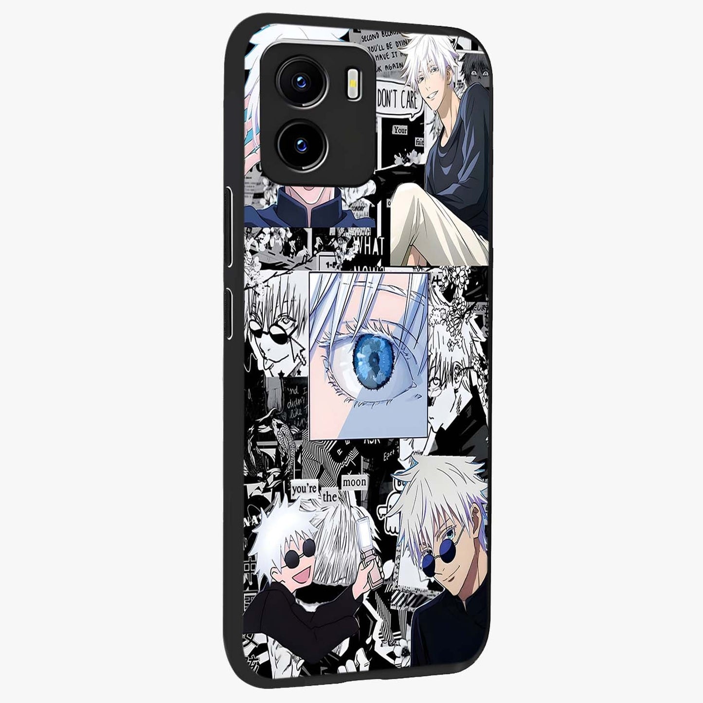 Infinity Sorcerer Chaos Glass Case upright view showcasing dramatic sorcerer artwork with chaotic mystical theme.