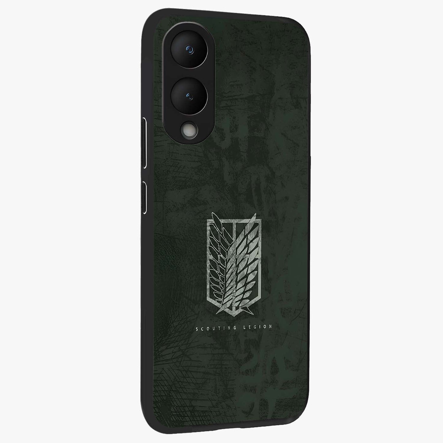 Wings Of Freedom Glass Case upright view showcasing powerful wings artwork with freedom themed design.