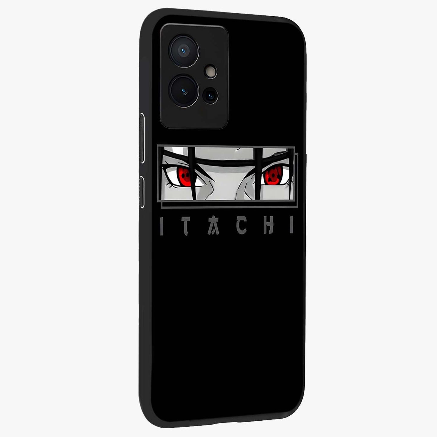 Scarlet Gaze Dominance Glass Case upright view showcasing powerful dramatic artwork with dominant artistic theme.