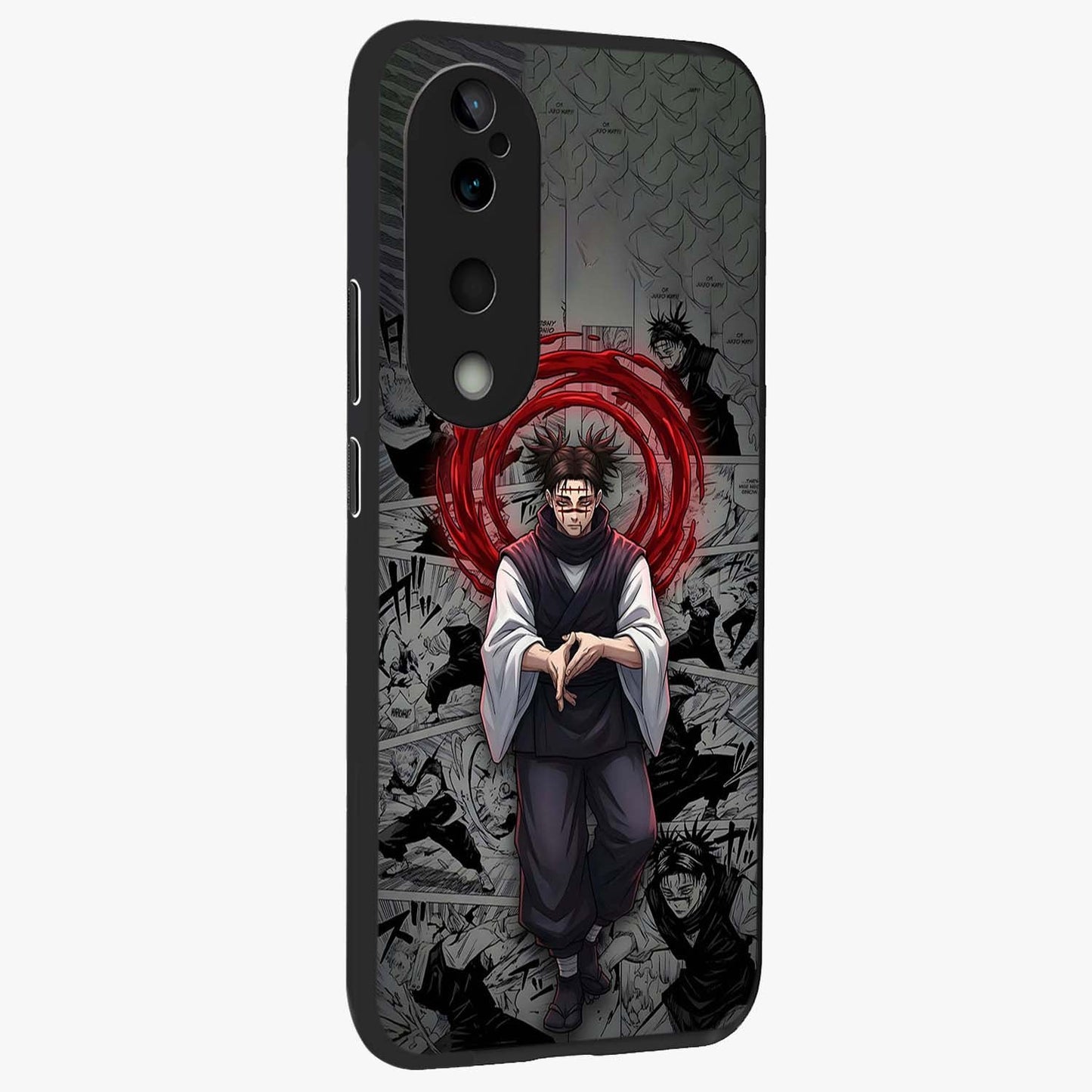 Cursed Ritual Ascension Glass Case upright view showcasing powerful ascension artwork with dark fantasy theme.