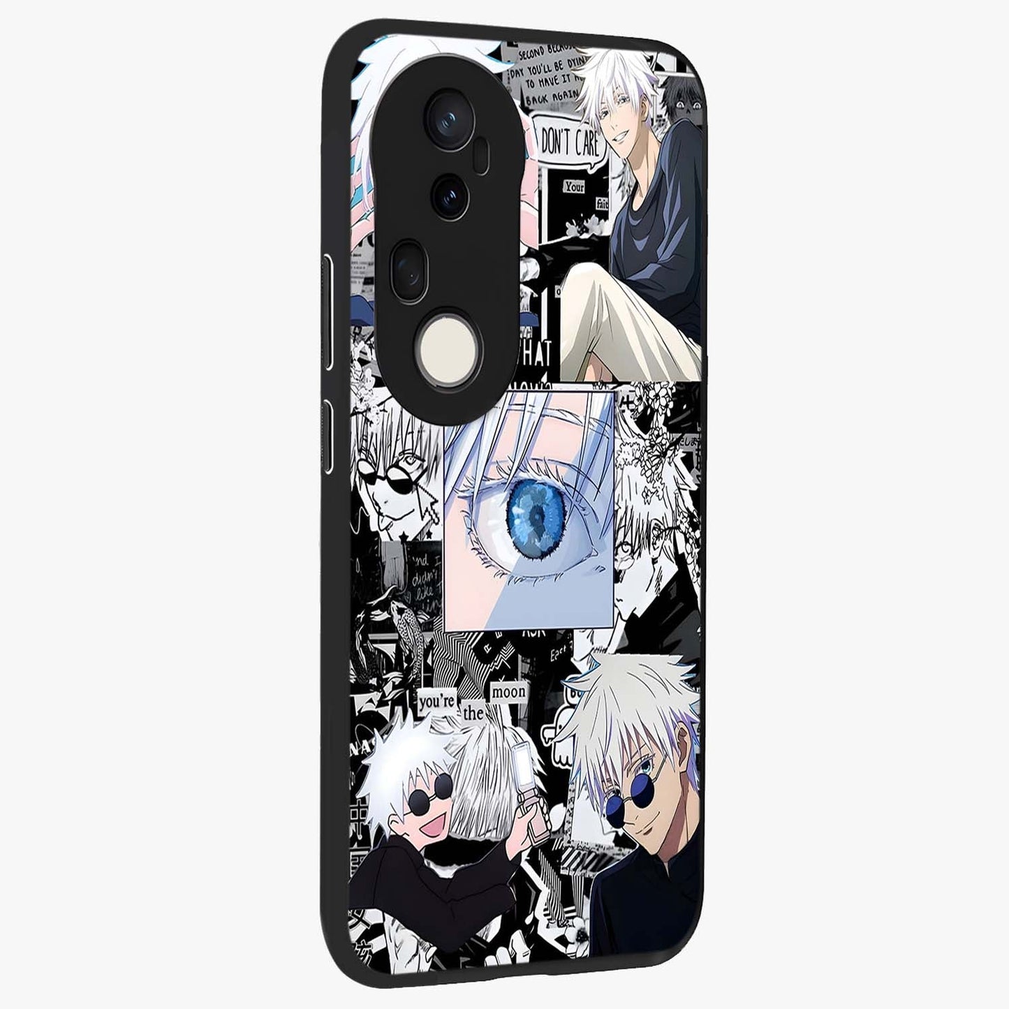 Infinity Sorcerer Chaos Glass Case upright view showcasing dramatic sorcerer artwork with chaotic mystical theme.
