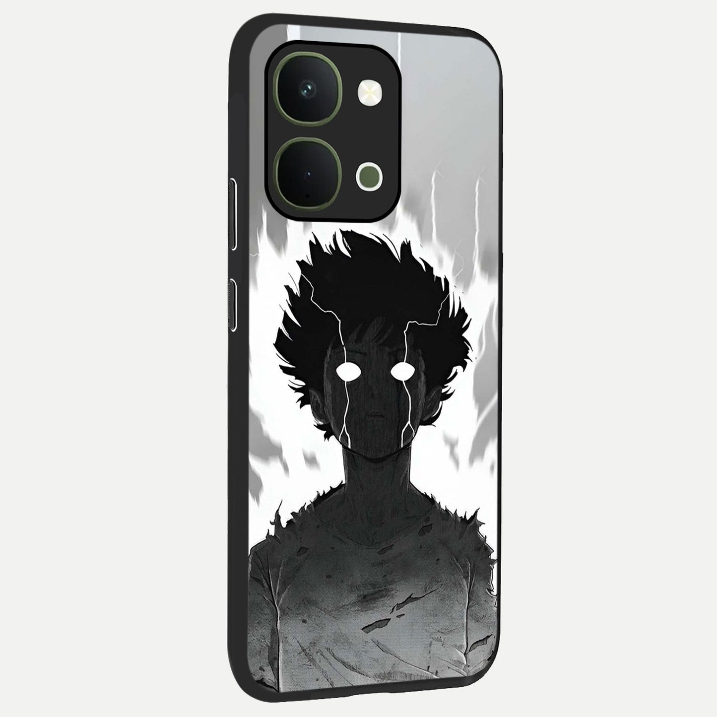 Awakened Inner Rage Glass Case upright view showcasing dramatic artwork with strong expressive aesthetic.
