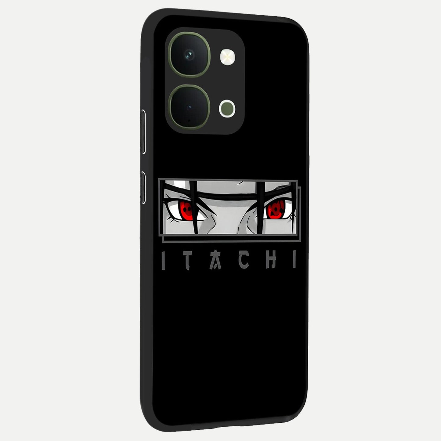 Scarlet Gaze Dominance Glass Case upright view showcasing powerful dramatic artwork with dominant artistic theme.