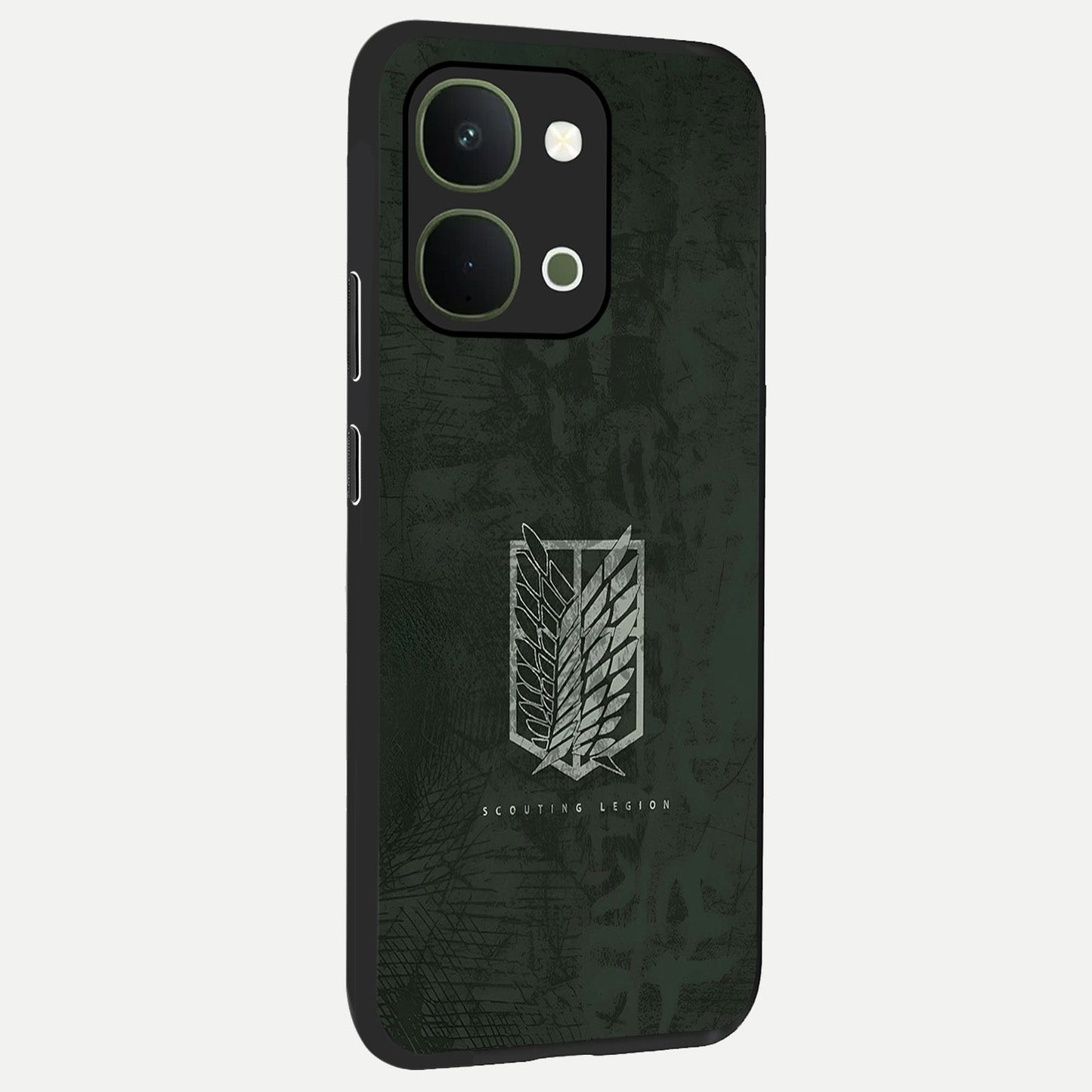 Wings Of Freedom Glass Case upright view showcasing powerful wings artwork with freedom themed design.
