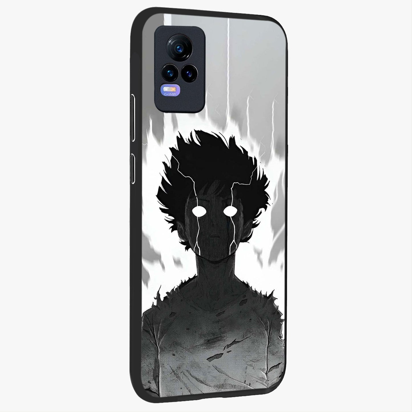 Awakened Inner Rage Glass Case upright view showcasing dramatic artwork with strong expressive aesthetic.