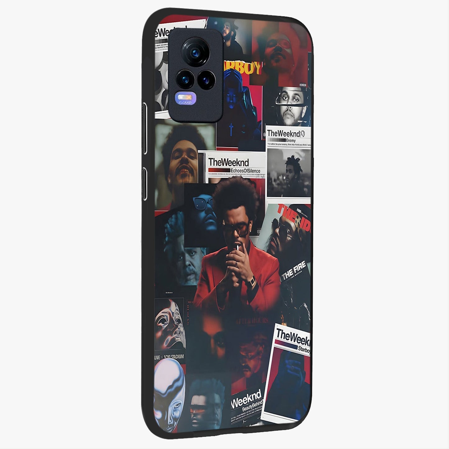 The Weeknd Glass Case upright view showcasing bold music themed artwork with contemporary artistic style.