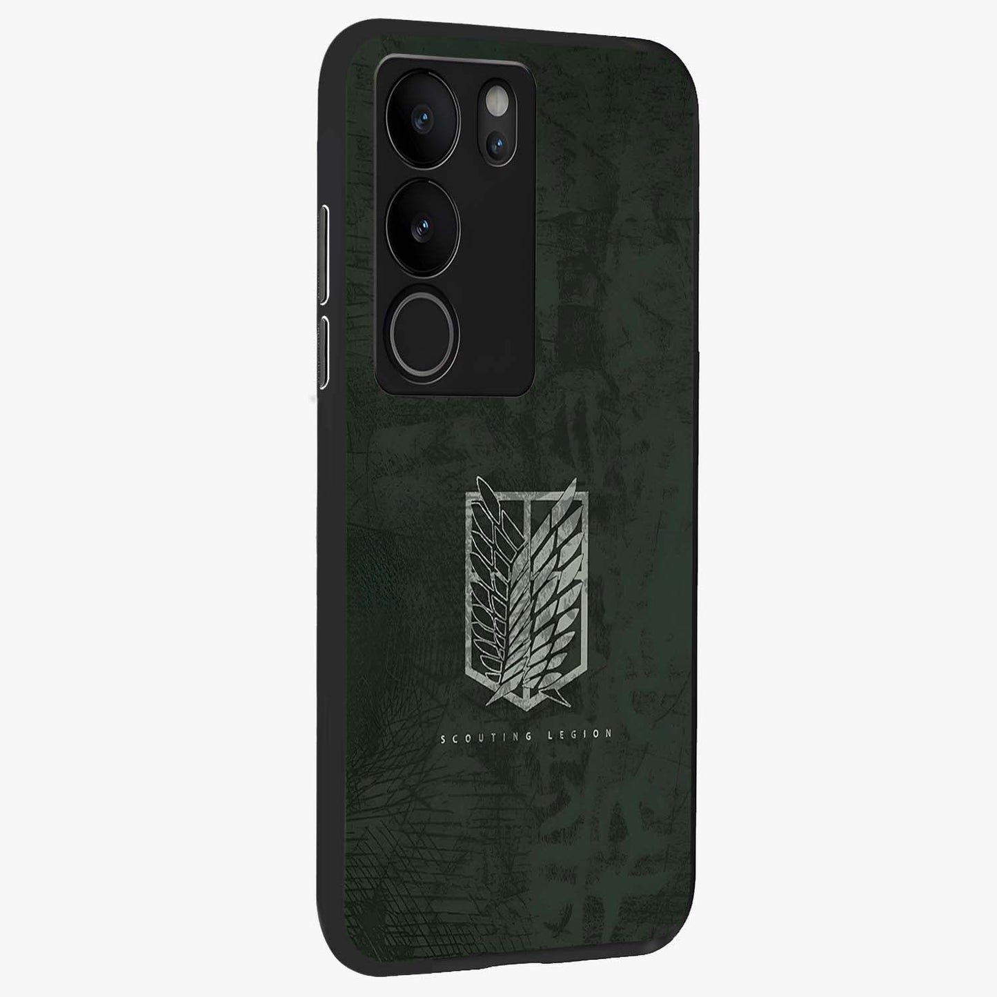 Wings Of Freedom Glass Case upright view showcasing powerful wings artwork with freedom themed design.