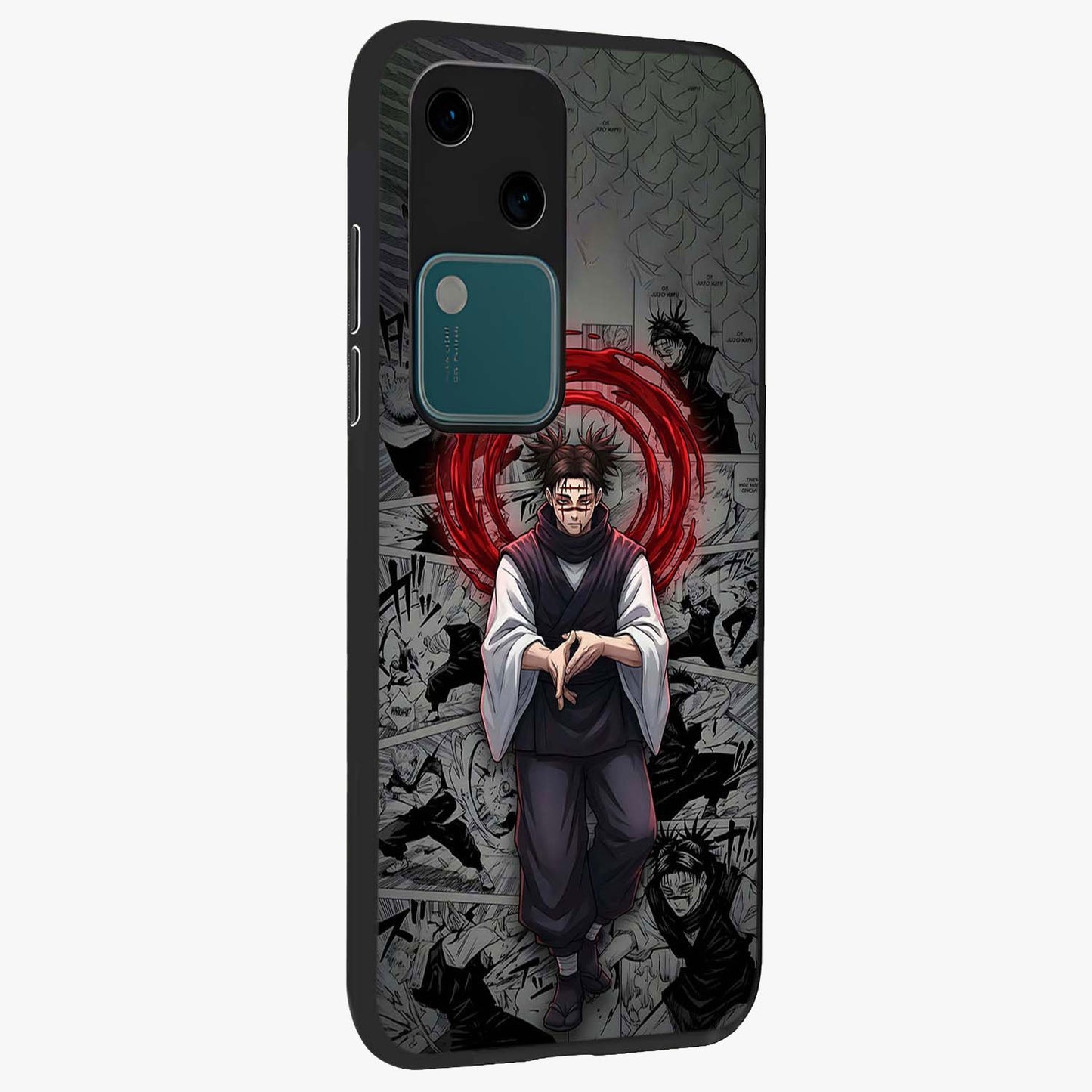 Cursed Ritual Ascension Glass Case upright view showcasing powerful ascension artwork with dark fantasy theme.