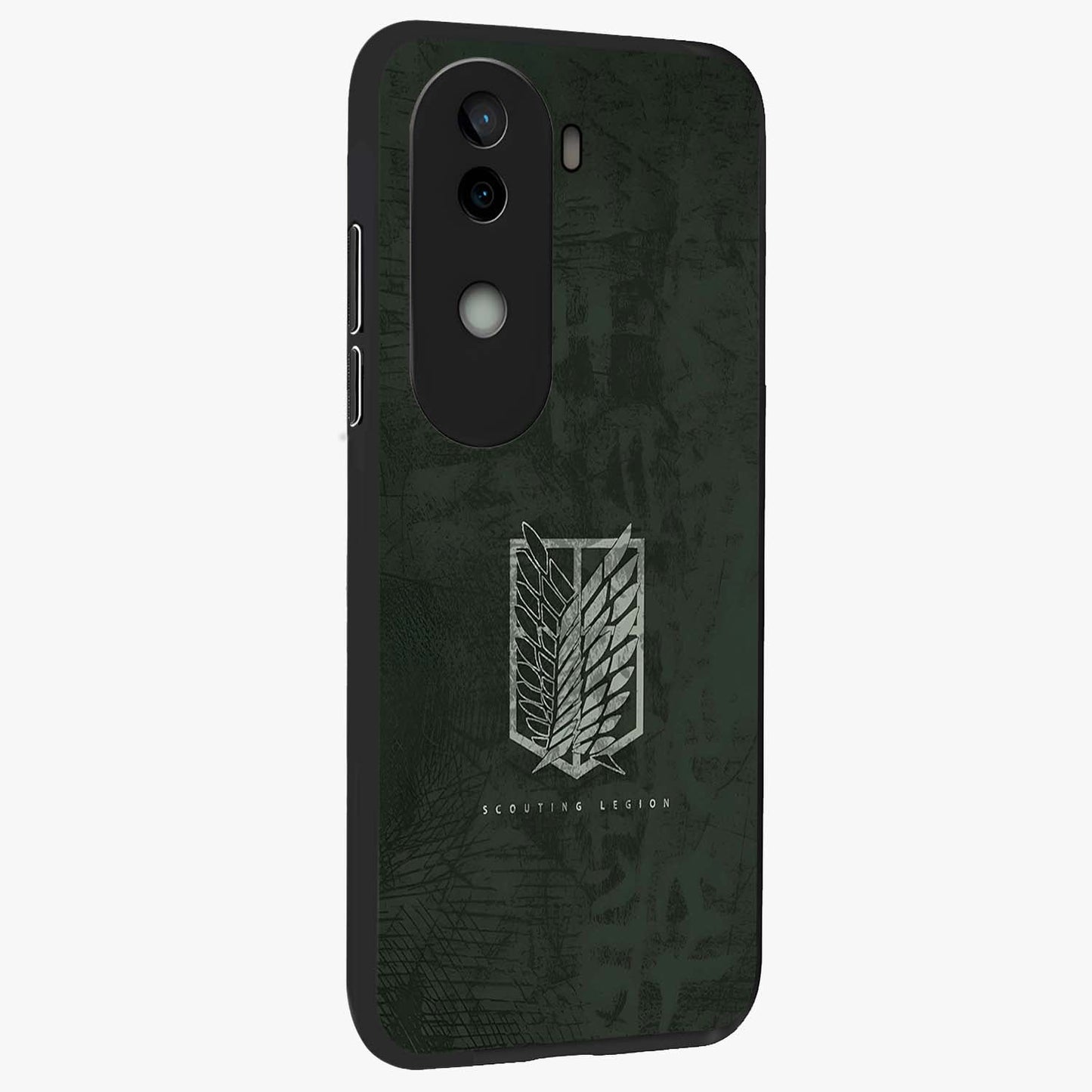 Wings Of Freedom Glass Case upright view showcasing powerful wings artwork with freedom themed design.