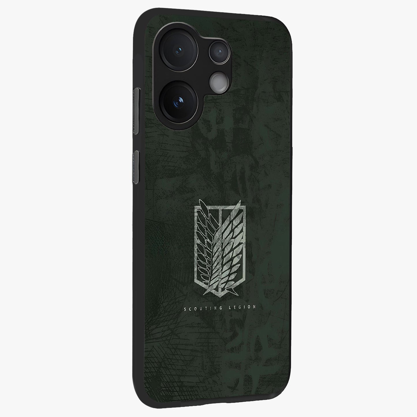 Wings Of Freedom Glass Case upright view showcasing powerful wings artwork with freedom themed design.