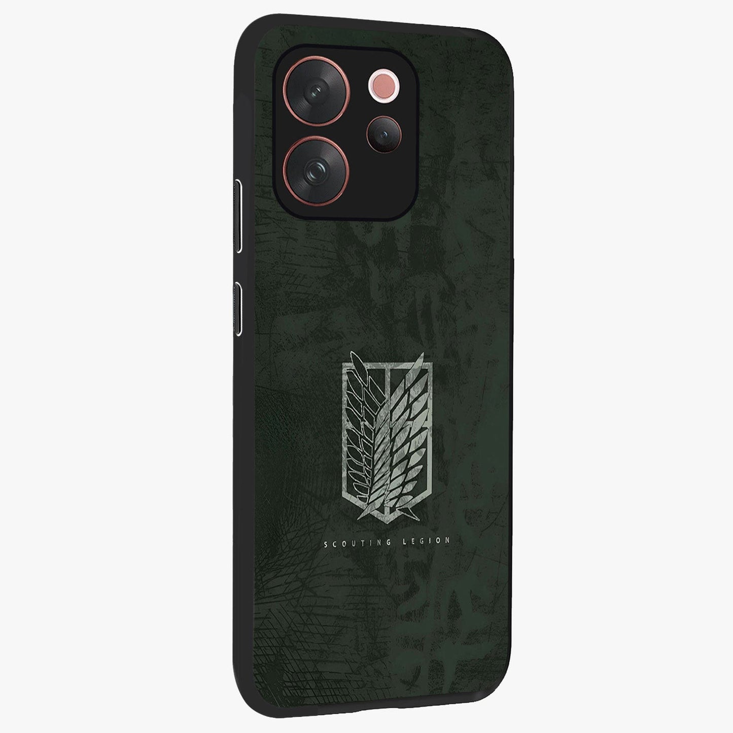 Wings Of Freedom Glass Case upright view showcasing powerful wings artwork with freedom themed design.