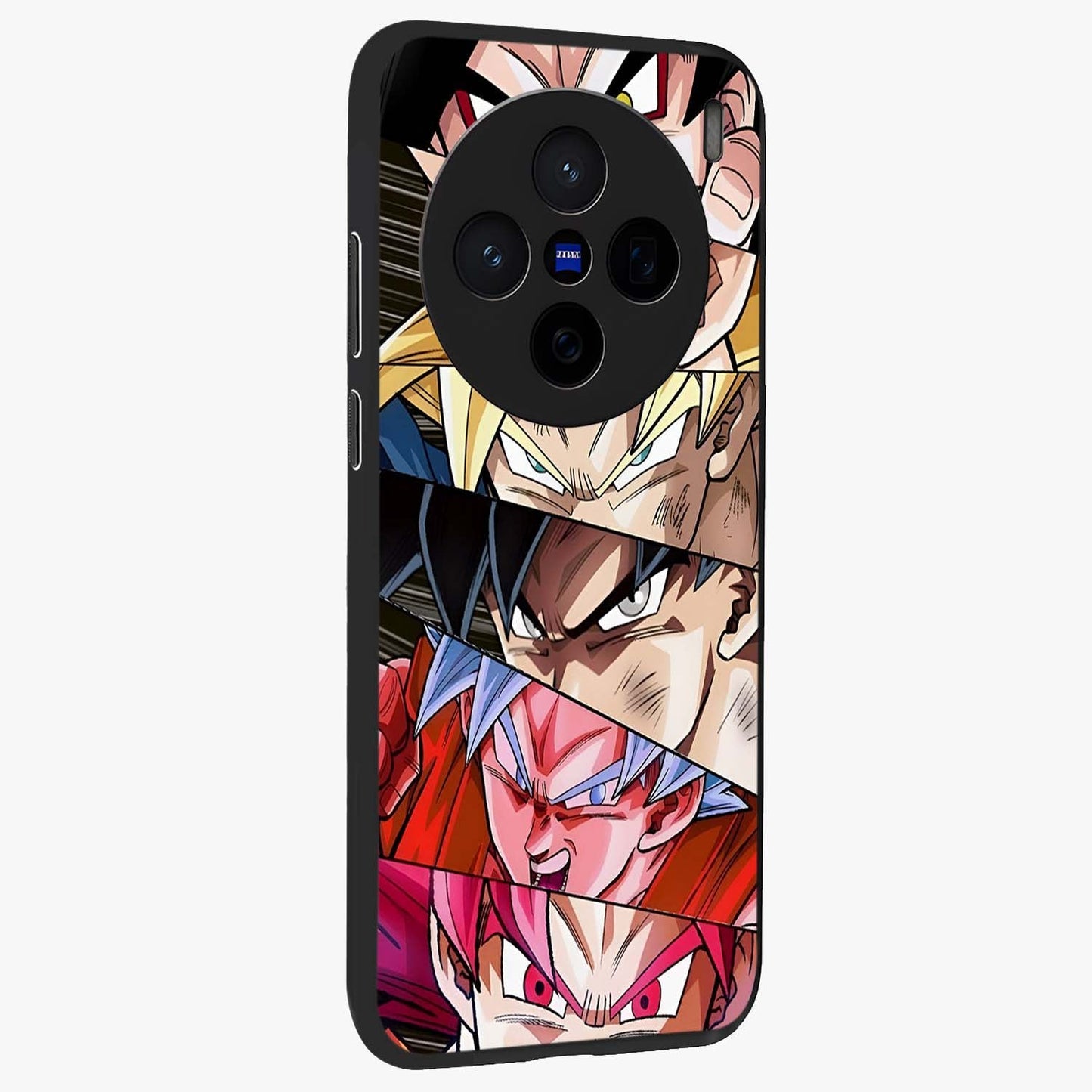 Anime Character Glass Case upright view showcasing expressive anime artwork with bold graphic style.
