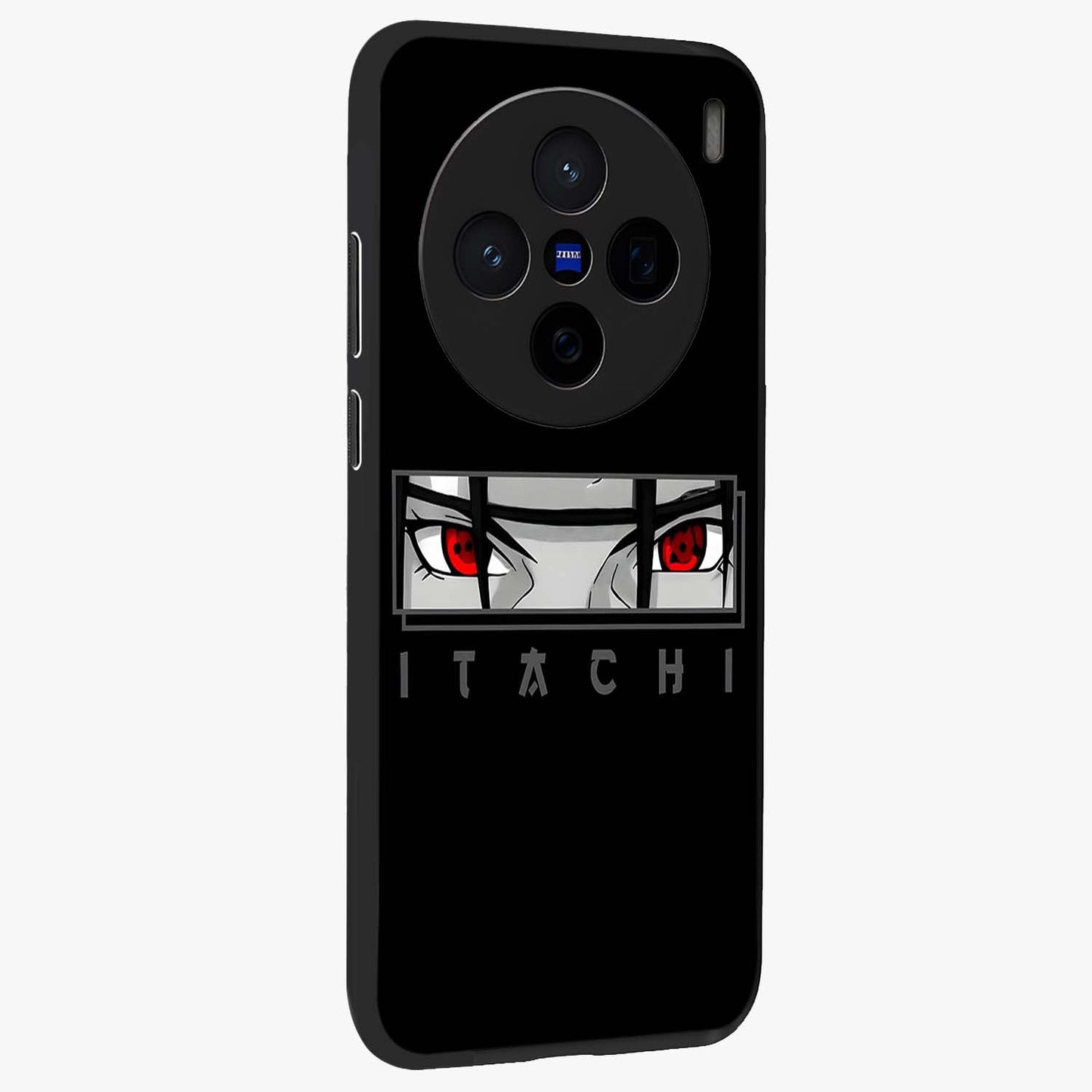 Scarlet Gaze Dominance Glass Case upright view showcasing powerful dramatic artwork with dominant artistic theme.