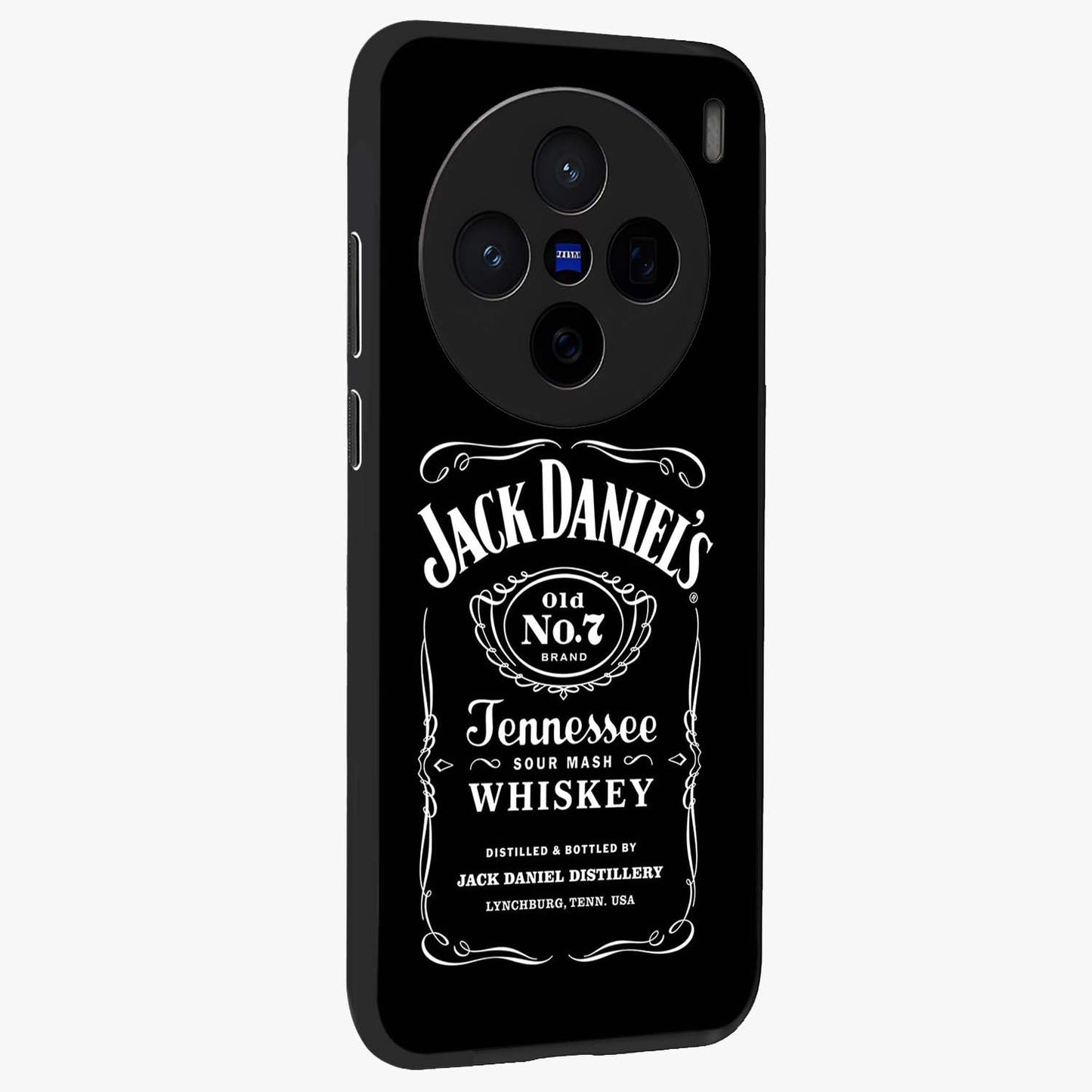 Vintage Whiskey Heritage Glass Case upright view showcasing stylish vintage whiskey artwork with timeless bar culture theme.