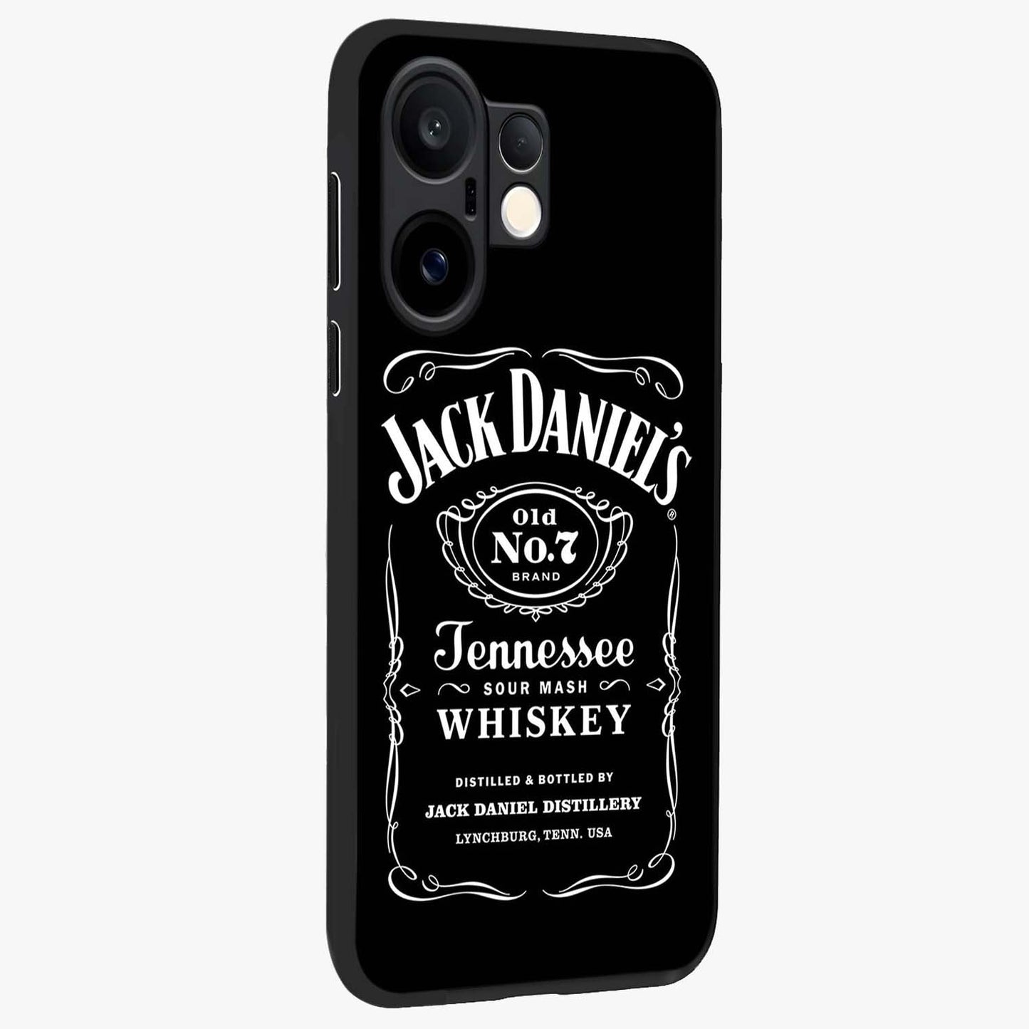 Vintage Whiskey Heritage Glass Case upright view showcasing stylish vintage whiskey artwork with timeless bar culture theme.