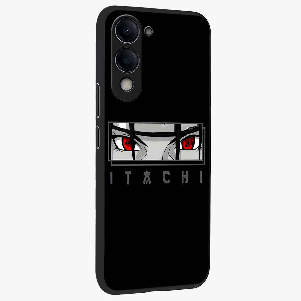 Scarlet Gaze Dominance Glass Case upright view showcasing powerful dramatic artwork with dominant artistic theme.