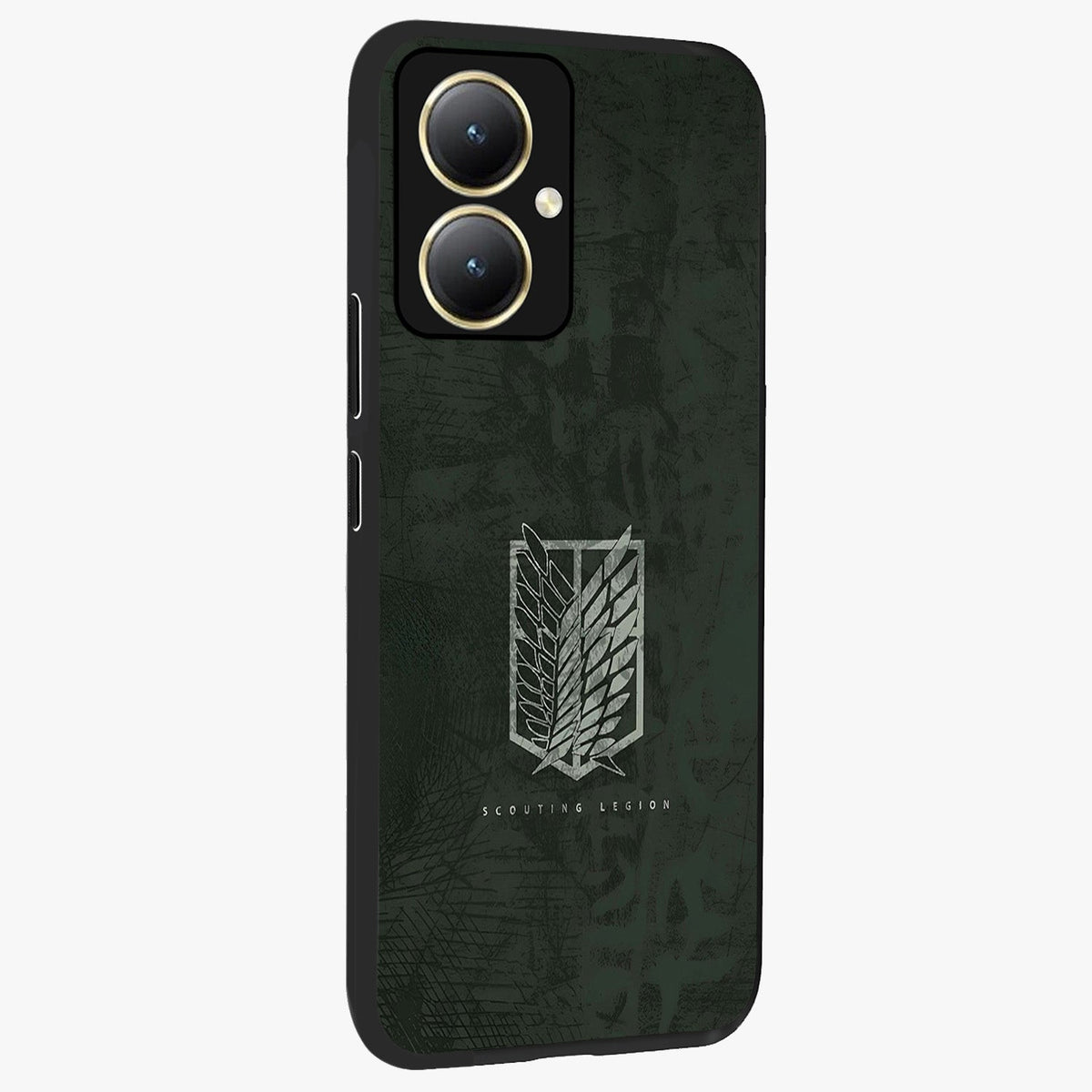 Wings Of Freedom Glass Case upright view showcasing powerful wings artwork with freedom themed design.