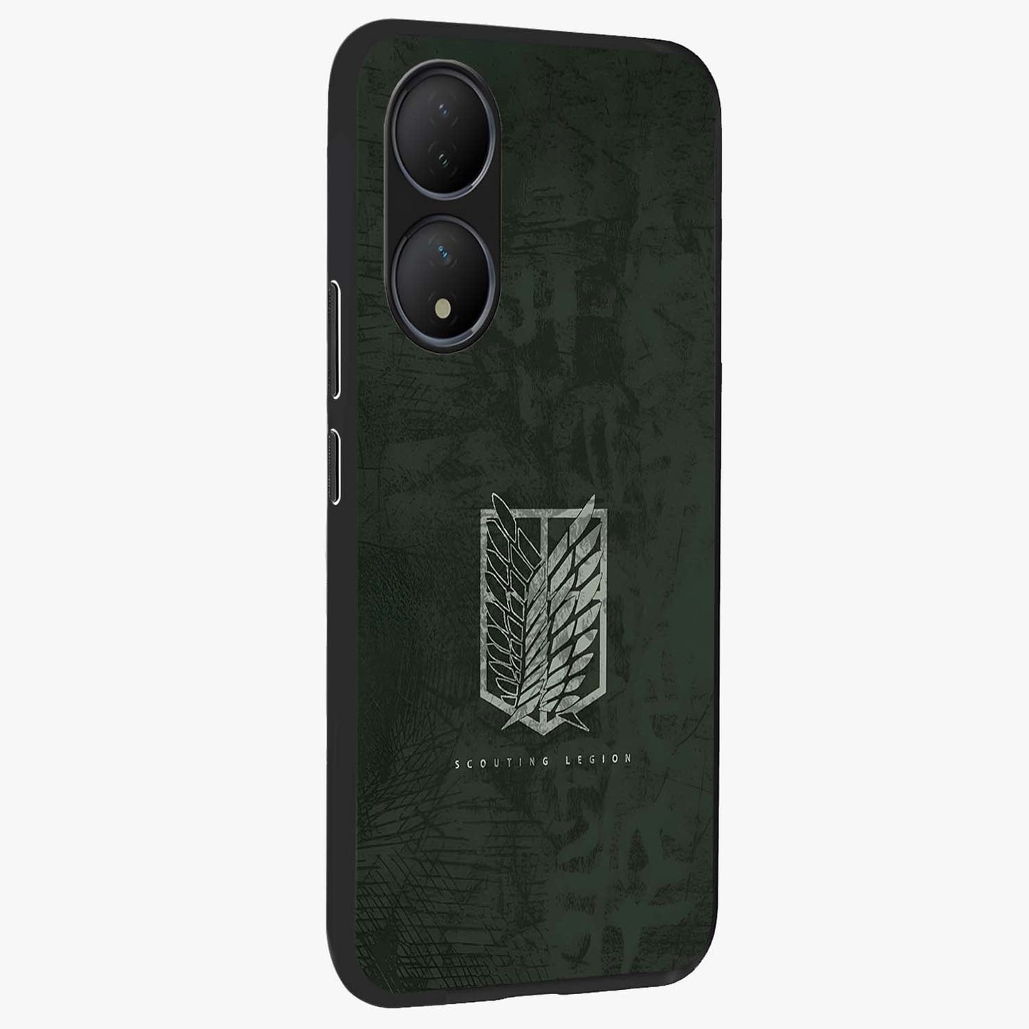 Wings Of Freedom Glass Case upright view showcasing powerful wings artwork with freedom themed design.