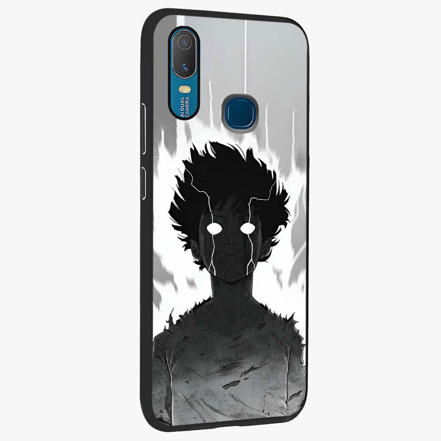 Awakened Inner Rage Glass Case upright view showcasing dramatic artwork with strong expressive aesthetic.