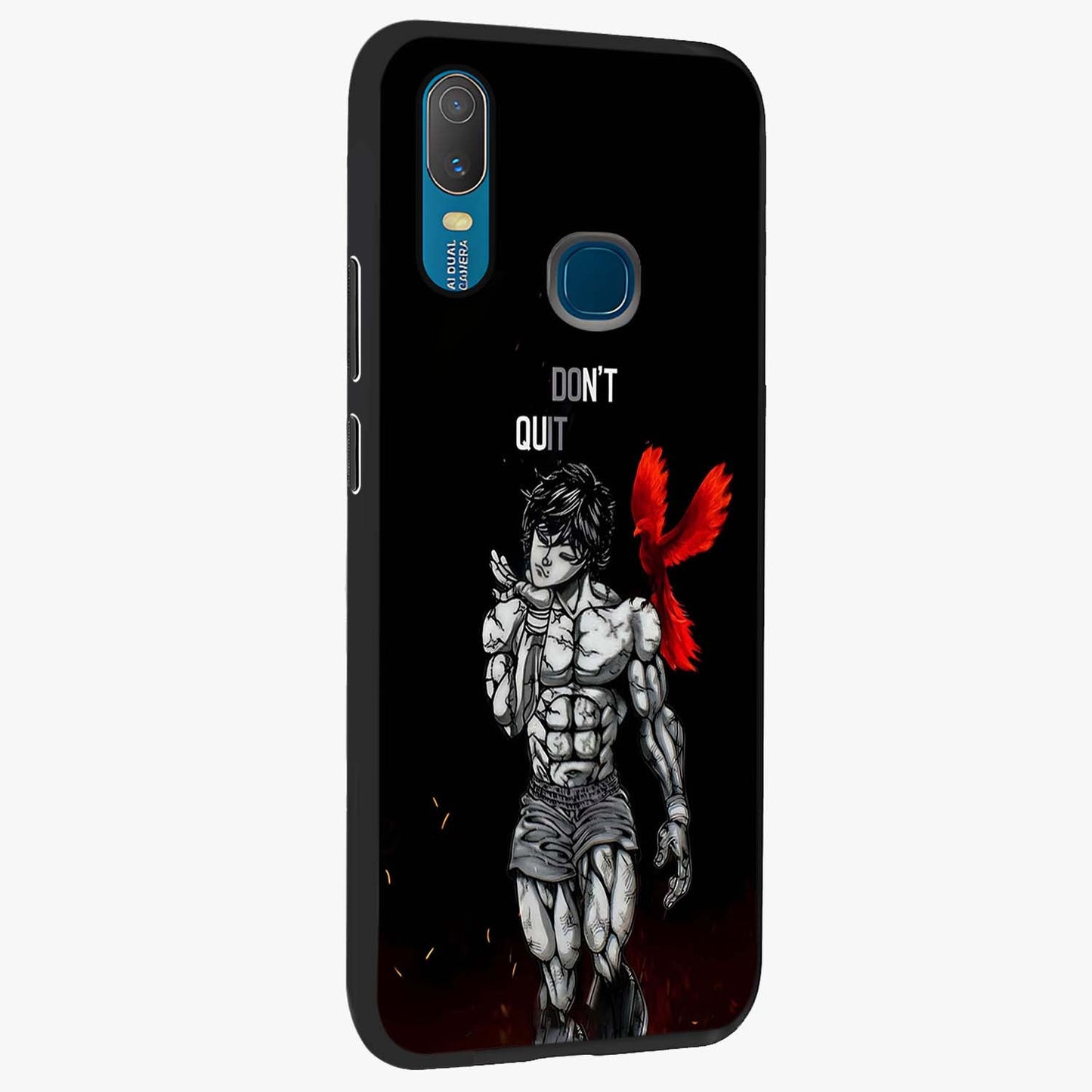 Rise Beyond Limits Glass Case upright view showcasing powerful inspirational artwork with uplifting theme.