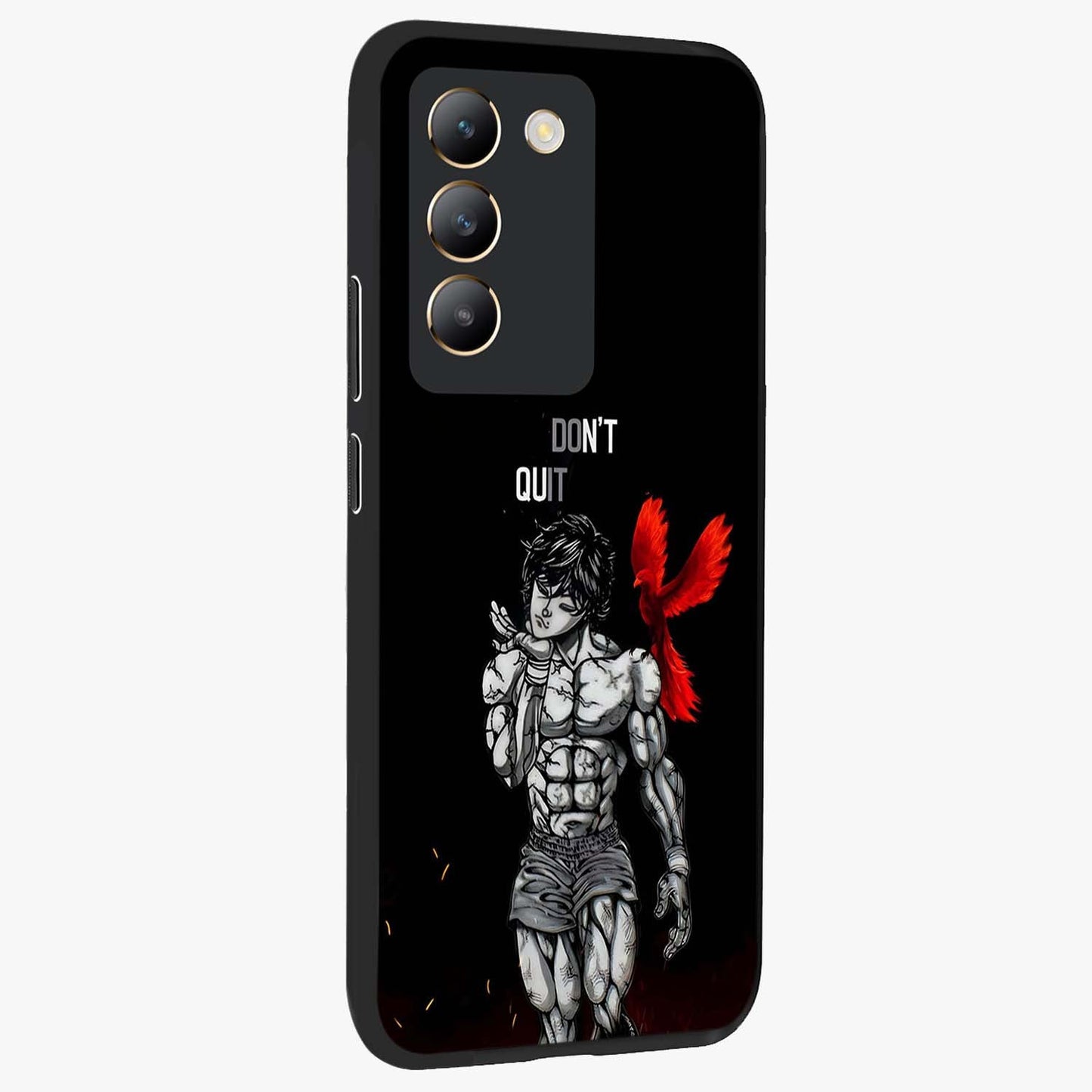 Rise Beyond Limits Glass Case upright view showcasing powerful inspirational artwork with uplifting theme.