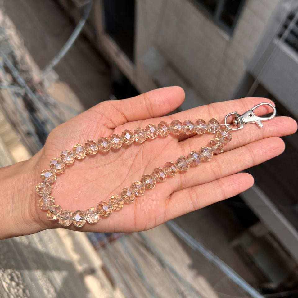 Smokey Luxe Beads Phone Charm