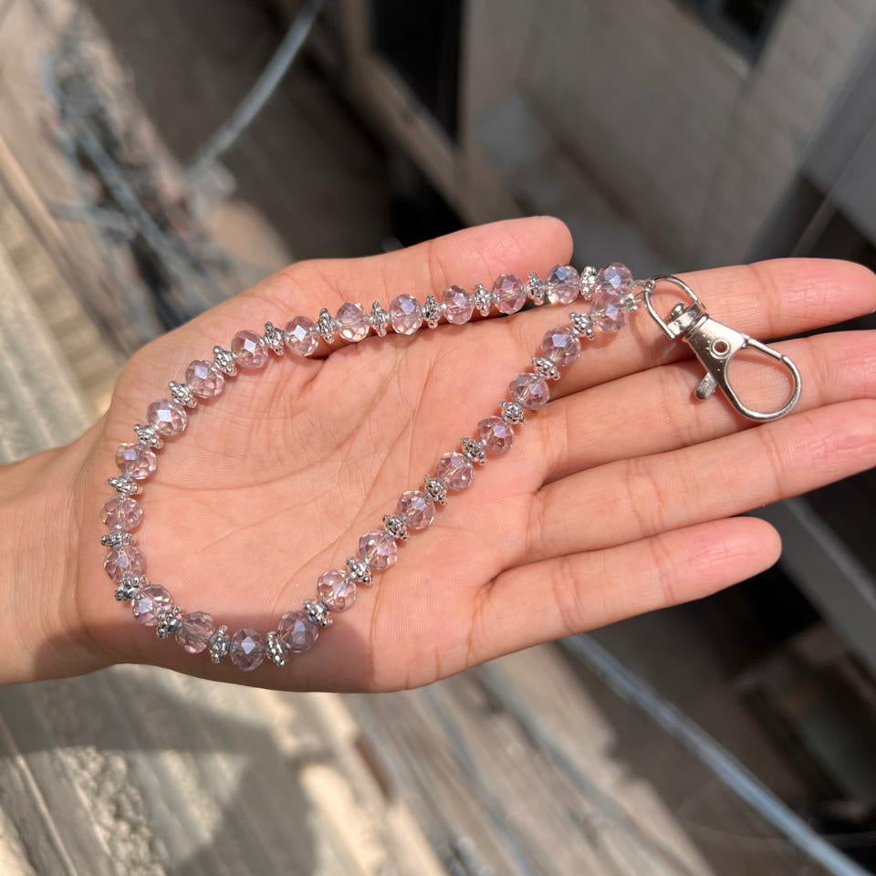 Pink Diamond Spark Phone Charm
