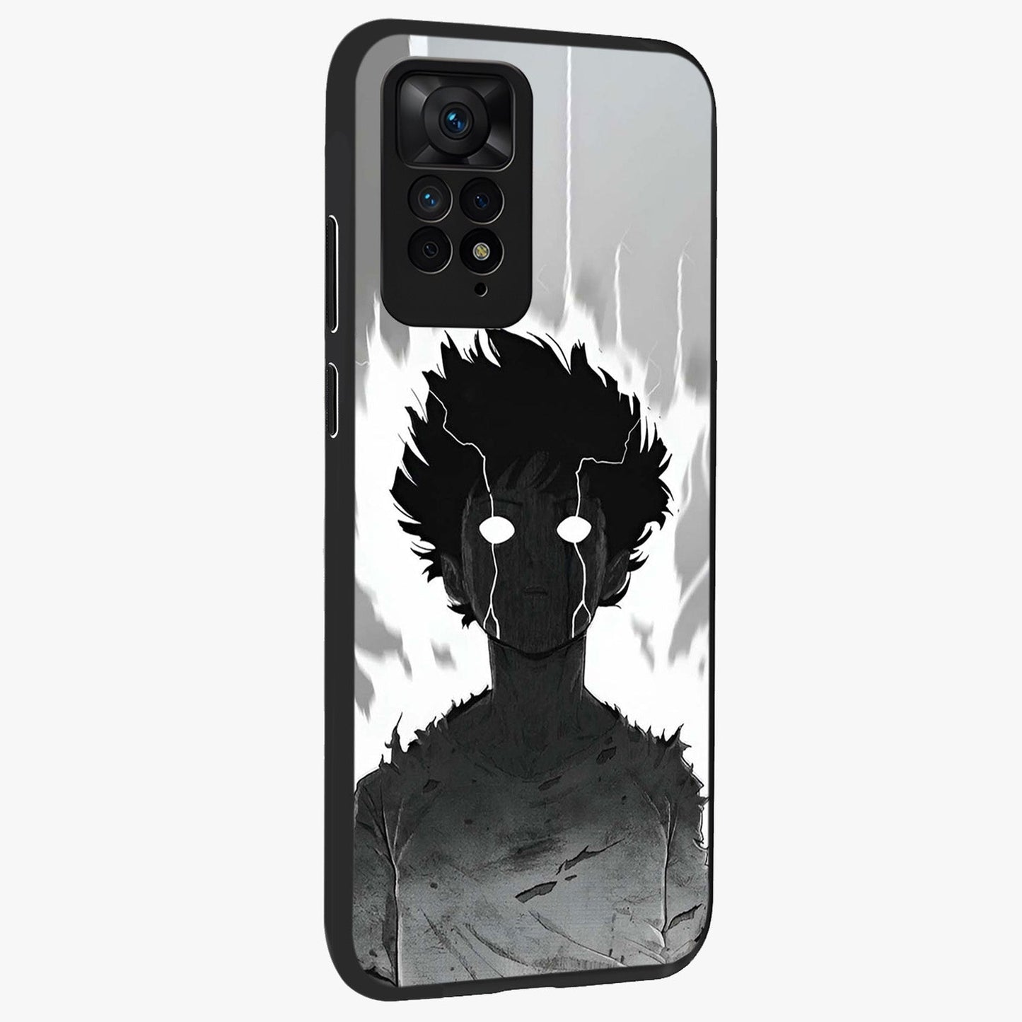 Awakened Inner Rage Glass Case upright view showcasing dramatic artwork with strong expressive aesthetic.