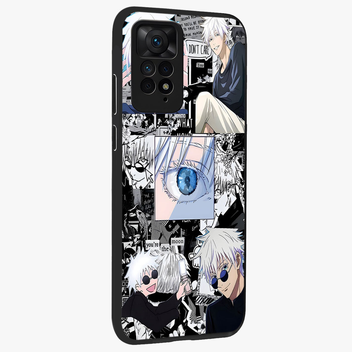 Infinity Sorcerer Chaos Glass Case upright view showcasing dramatic sorcerer artwork with chaotic mystical theme.