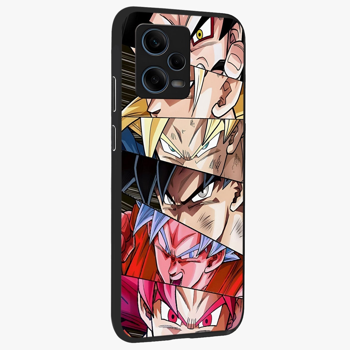 Anime Character Glass Case upright view showcasing expressive anime artwork with bold graphic style.