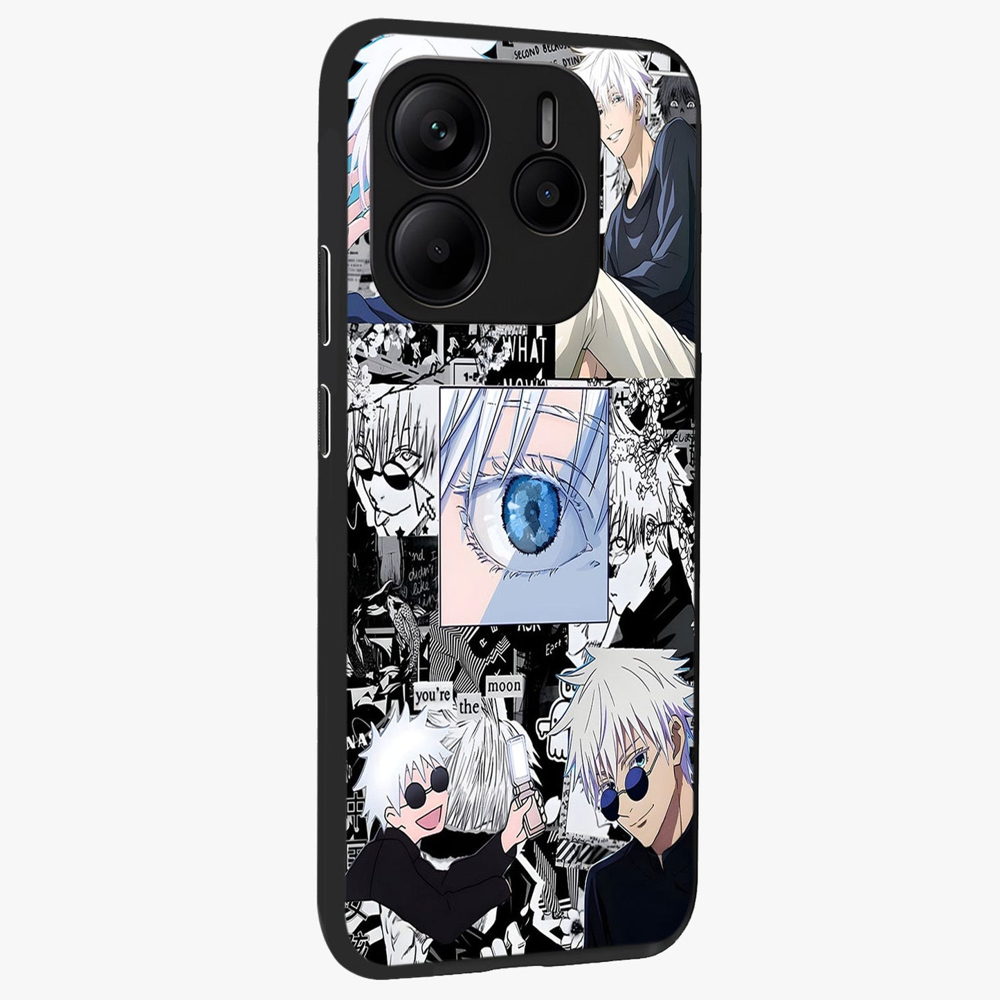 Infinity Sorcerer Chaos Glass Case upright view showcasing dramatic sorcerer artwork with chaotic mystical theme.