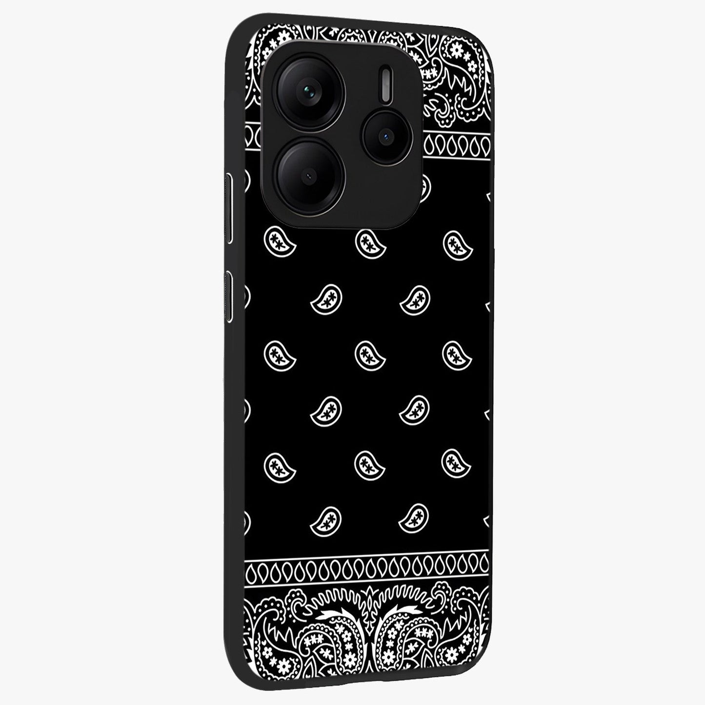 Retro Rebel Threads Glass Case upright view showcasing stylish vintage artwork with bold retro theme.
