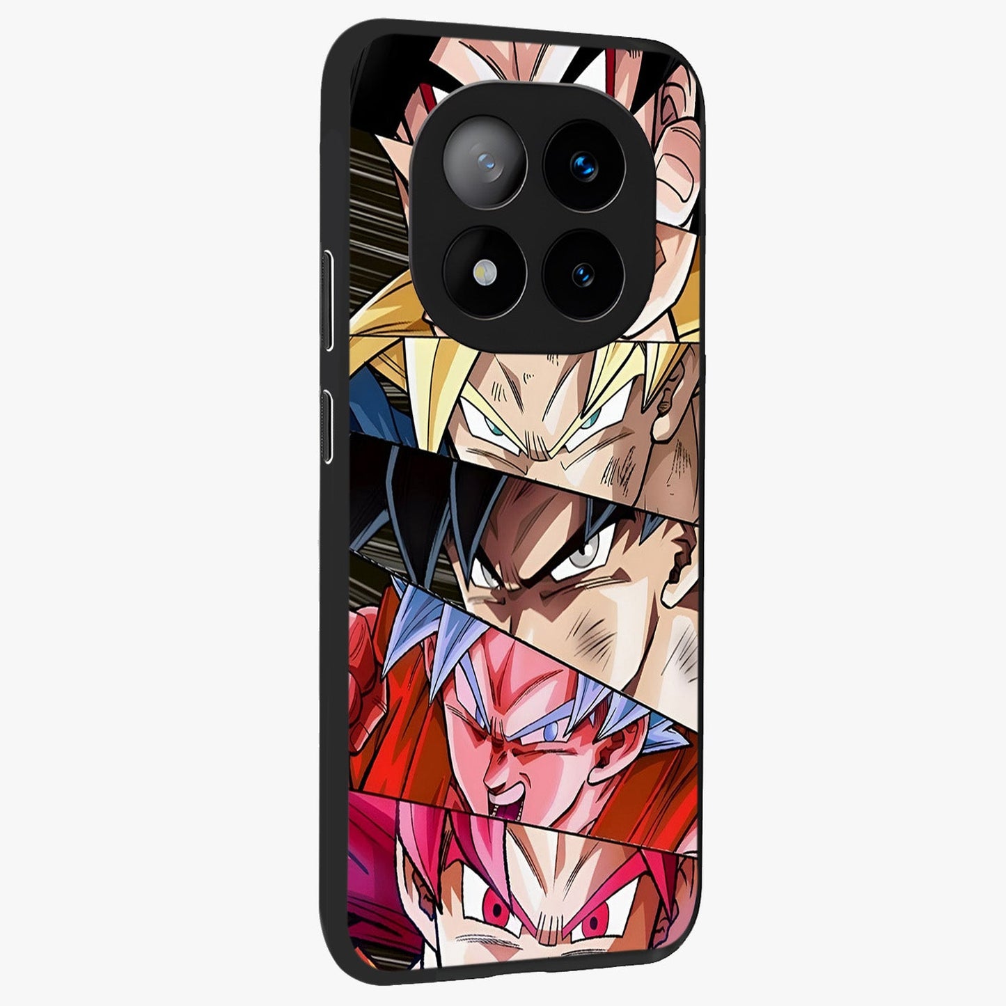 Anime Character Glass Case upright view showcasing expressive anime artwork with bold graphic style.