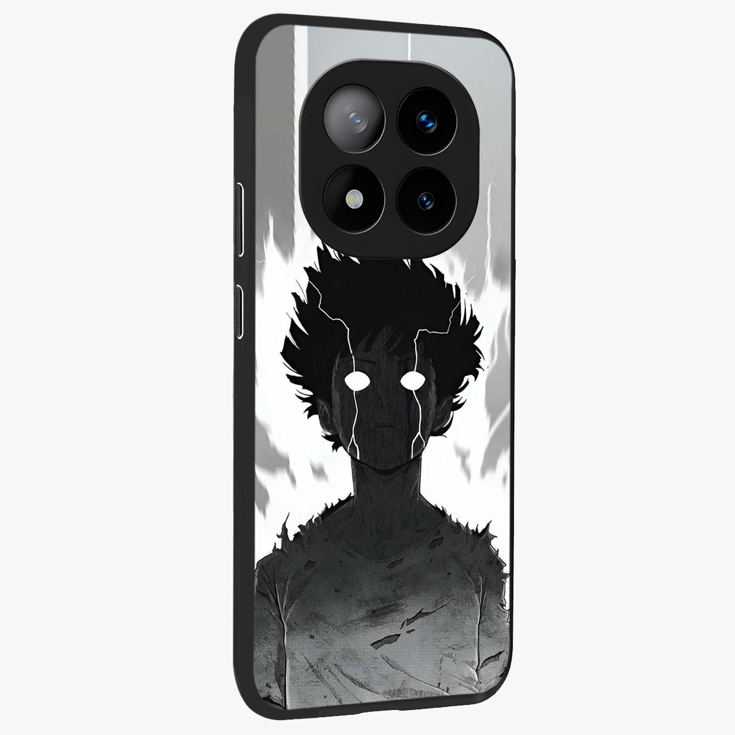Awakened Inner Rage Glass Case upright view showcasing dramatic artwork with strong expressive aesthetic.