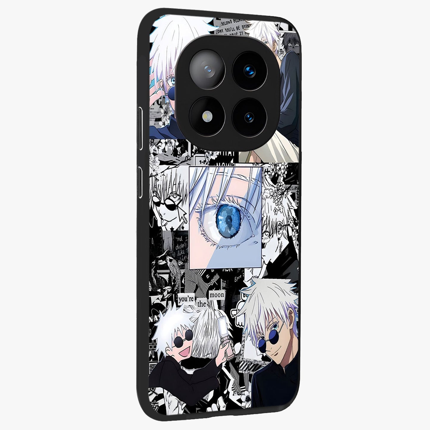 Infinity Sorcerer Chaos Glass Case upright view showcasing dramatic sorcerer artwork with chaotic mystical theme.