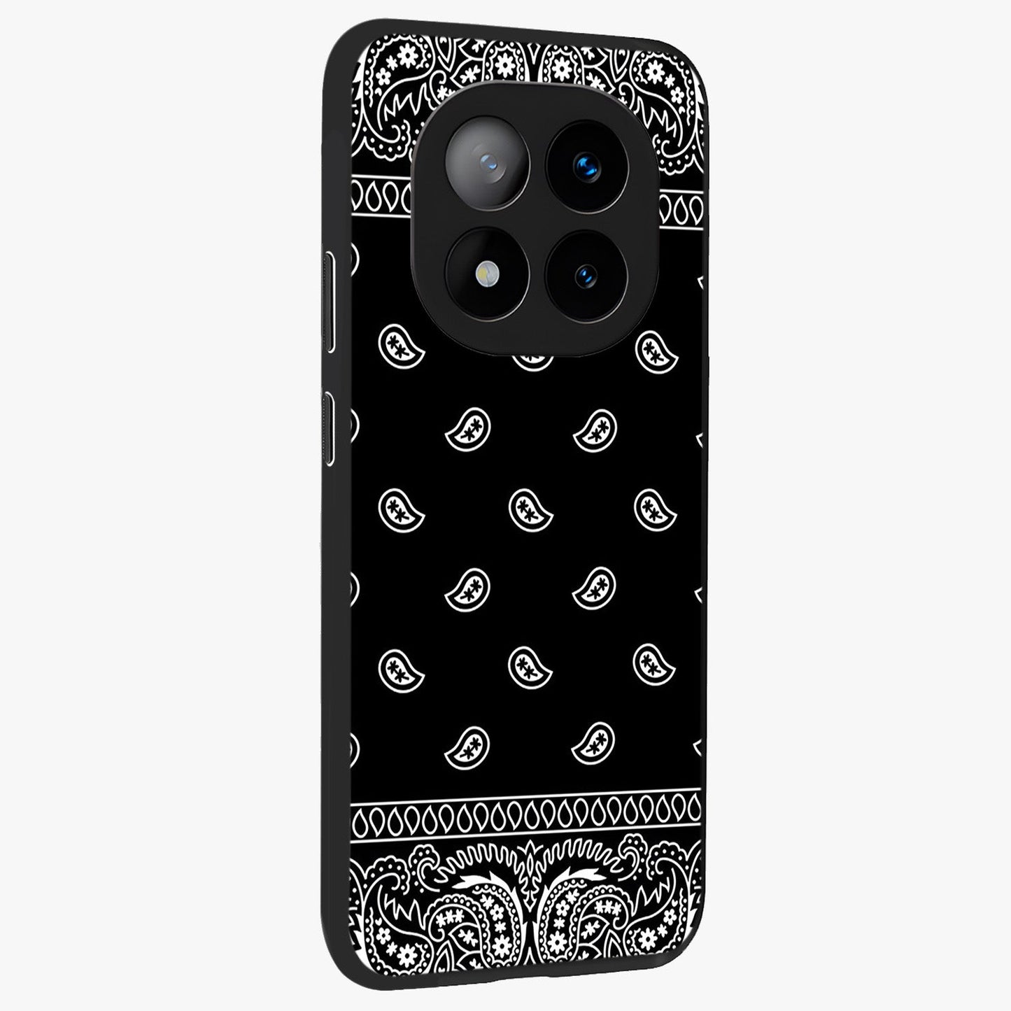 Retro Rebel Threads Glass Case upright view showcasing stylish vintage artwork with bold retro theme.