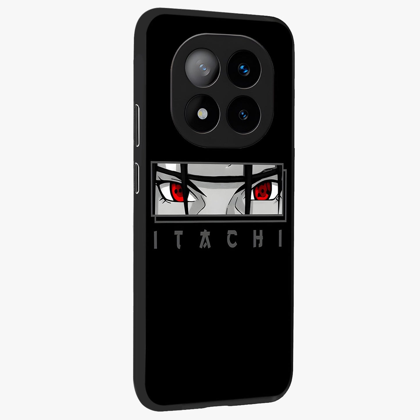 Scarlet Gaze Dominance Glass Case upright view showcasing powerful dramatic artwork with dominant artistic theme.