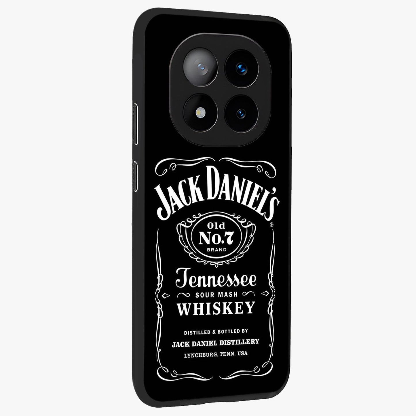 Vintage Whiskey Heritage Glass Case upright view showcasing stylish vintage whiskey artwork with timeless bar culture theme.