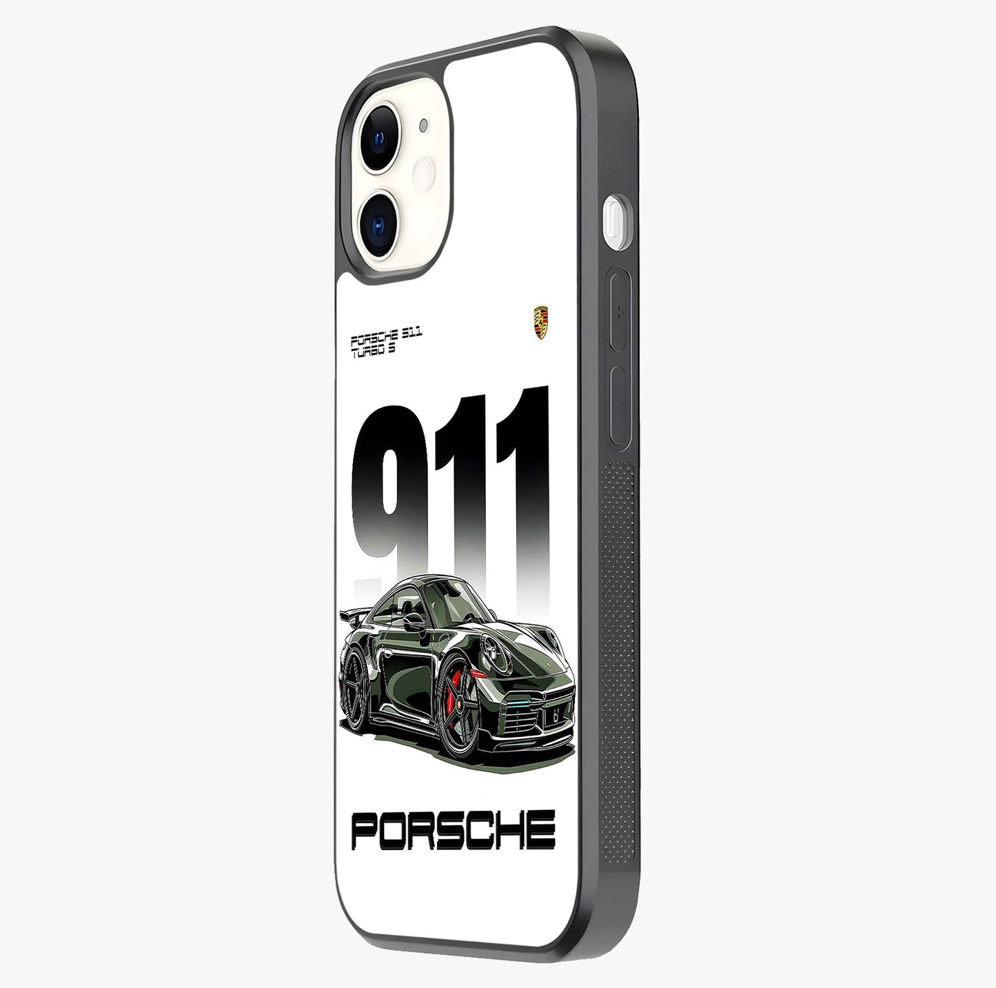 911 Turbo Dominance Glass Case photographed in natural light showing reflective finish and design depth.