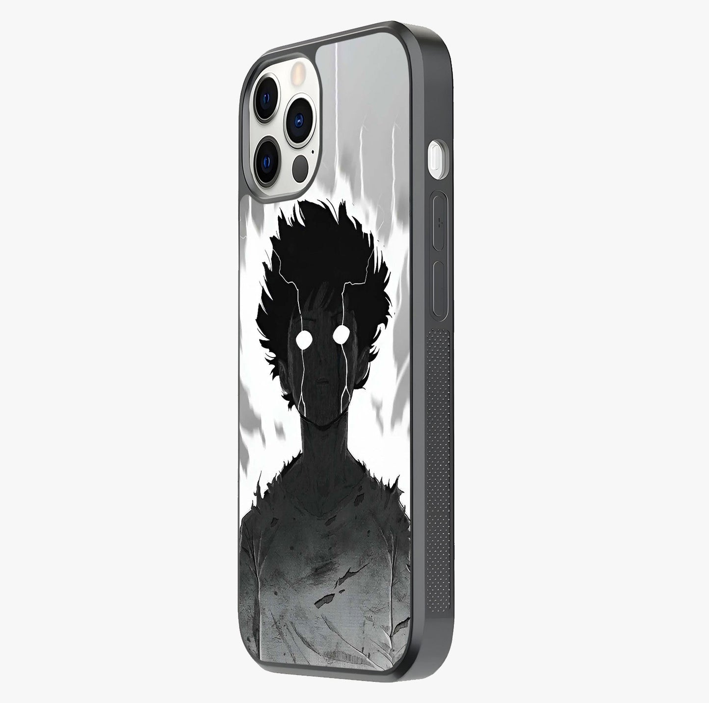 Awakened Inner Rage Glass Case photographed in natural light showing reflective finish and design depth.