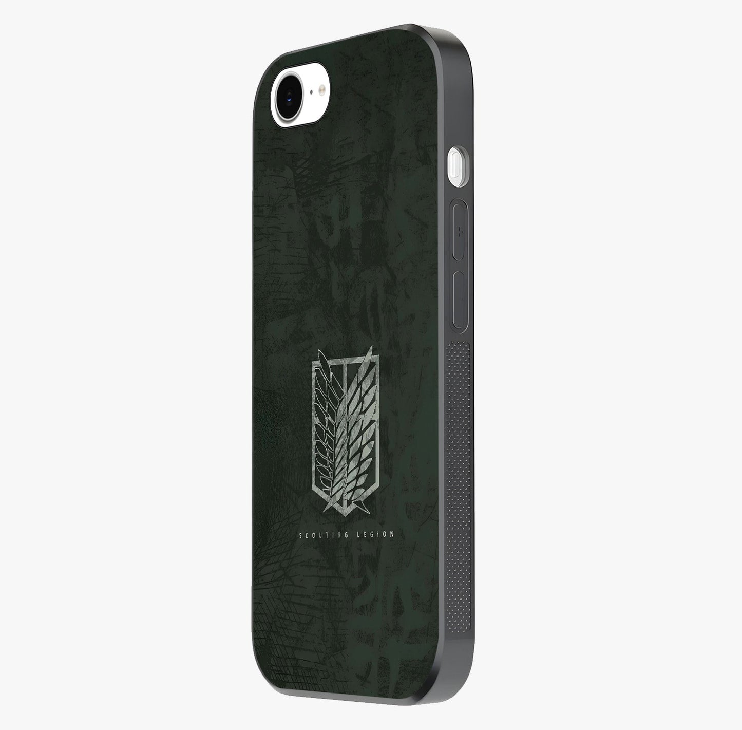 Wings Of Freedom Glass Case photographed in natural light showing reflective finish and design depth.